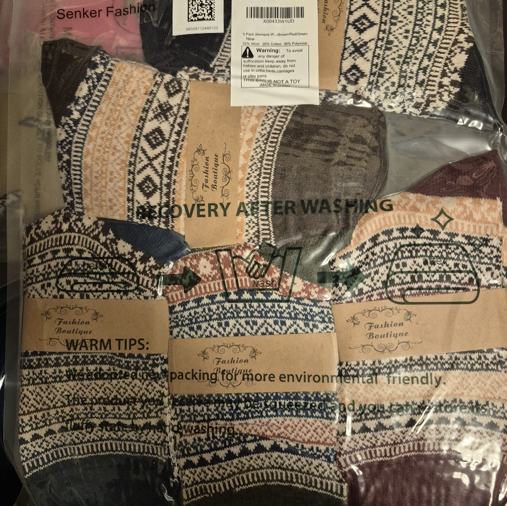 NEW Five Pack Of Compression Socks